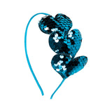 Diadema con Lentejuelas, color Azul