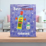 Bolsa de Regalo "Best Friends", color Morado
