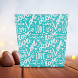 Caja para Regalo de Love, color Azul