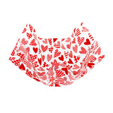 Charola de Acrí­lico Transparente de Corazónes, color Rojo