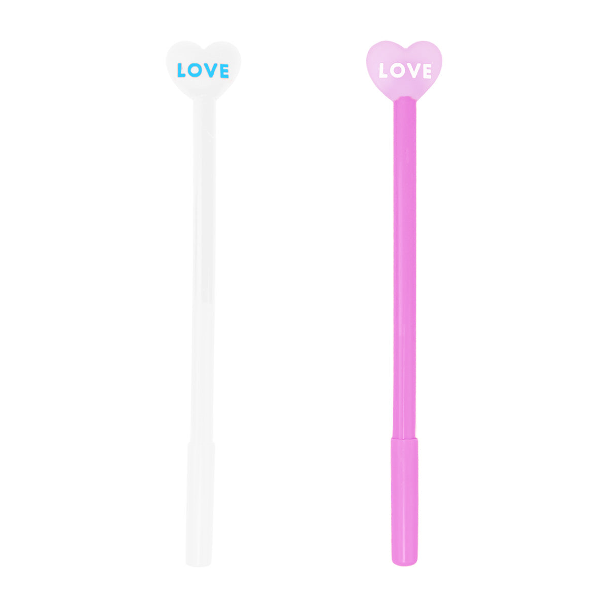 Bolí­grafos con Diseño de Corazón "Love"