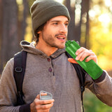 Cilindro de Agua de Plástico, Color Verde, 1L