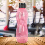 Botella de Agua, Color Rosa, 26x7 cm