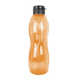 Botella de Agua de Plástico, Color Naranja, 26x7 cm