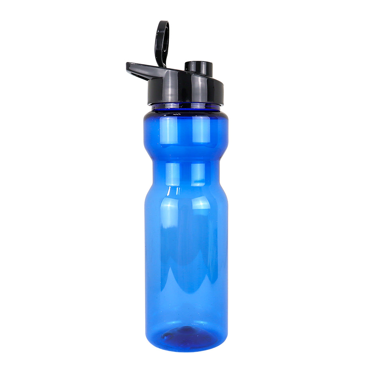 Botella de Agua de Plástico, Color Azul, 850 ml