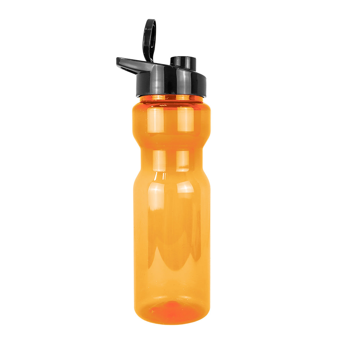 Botella de Agua de Plástico, Color Naranja, 850 ml
