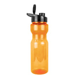 Botella de Agua de Plástico, Color Naranja, 850 ml