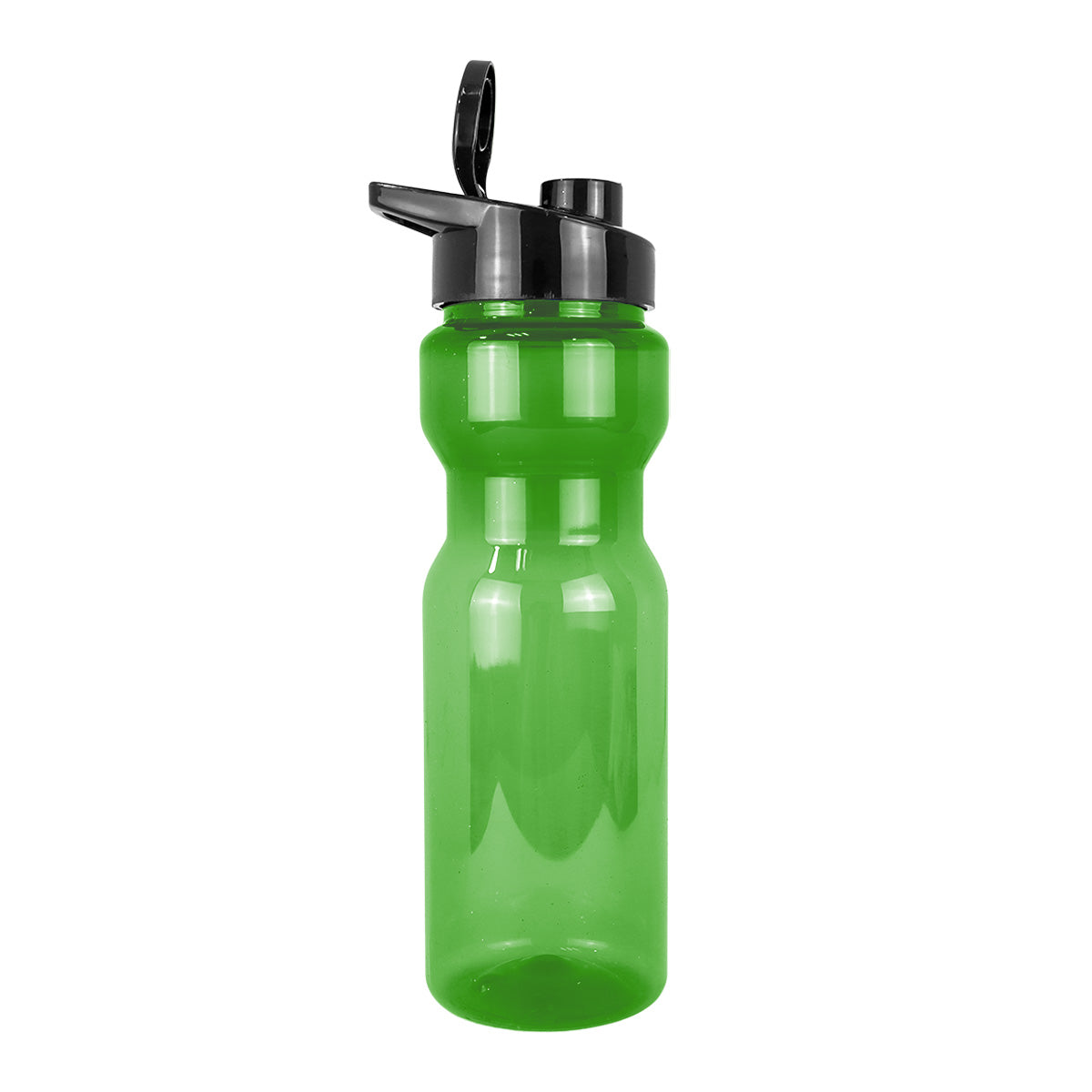 Botella de Agua de Plástico, Color Verde, 850 ml