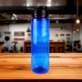 Botella de Agua de Plástico, Color Azul, 900 ml
