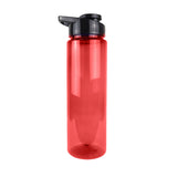 Botella de Agua de Plástico, Color Rojo, 900 ml