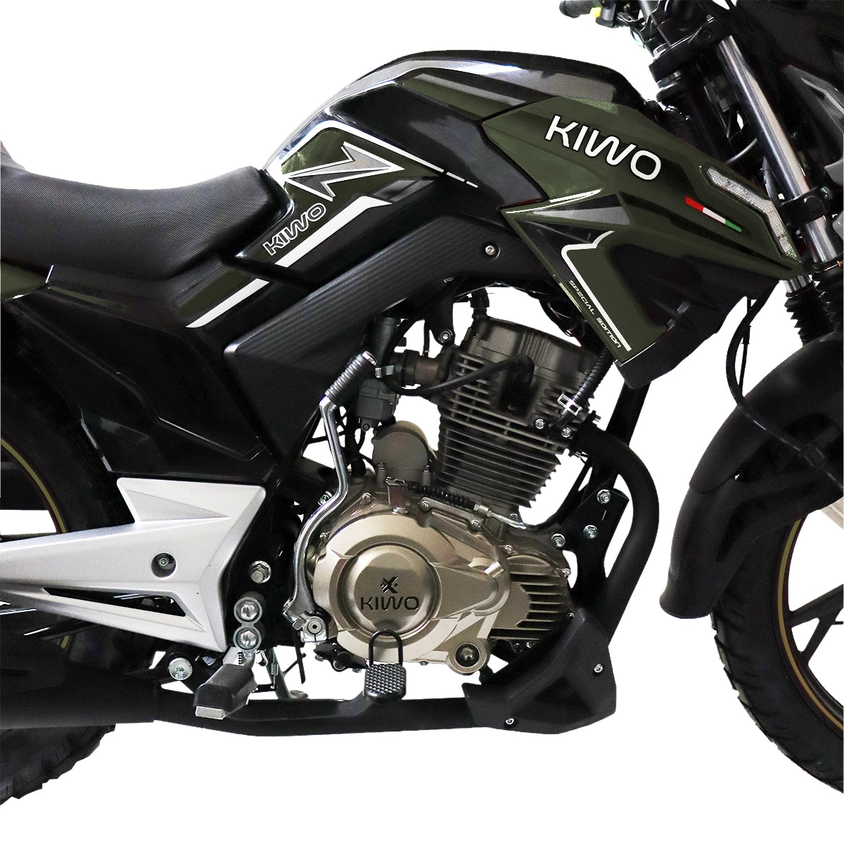 Motocicleta Kiwo Kaze 200 2025, Color Verde