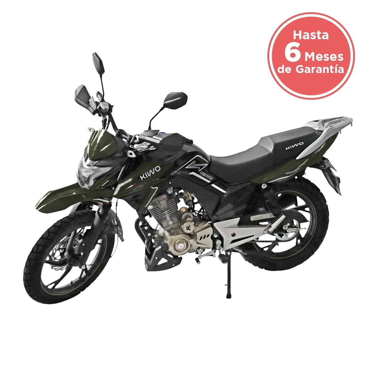 Motocicleta Kiwo Kaze 200 2025, Color Verde