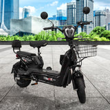 Bicicleta Eléctrica Hikari Negra, Kiwo