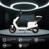 Bicicleta Eléctrica Kiwo N7, color Blanco