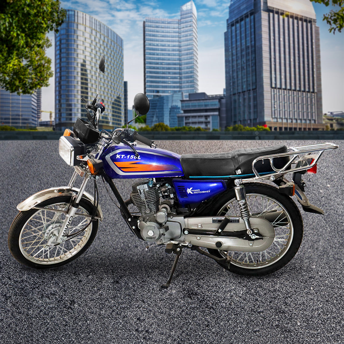 Motocicleta Kiwo, KT-150L 2025, Color Azul