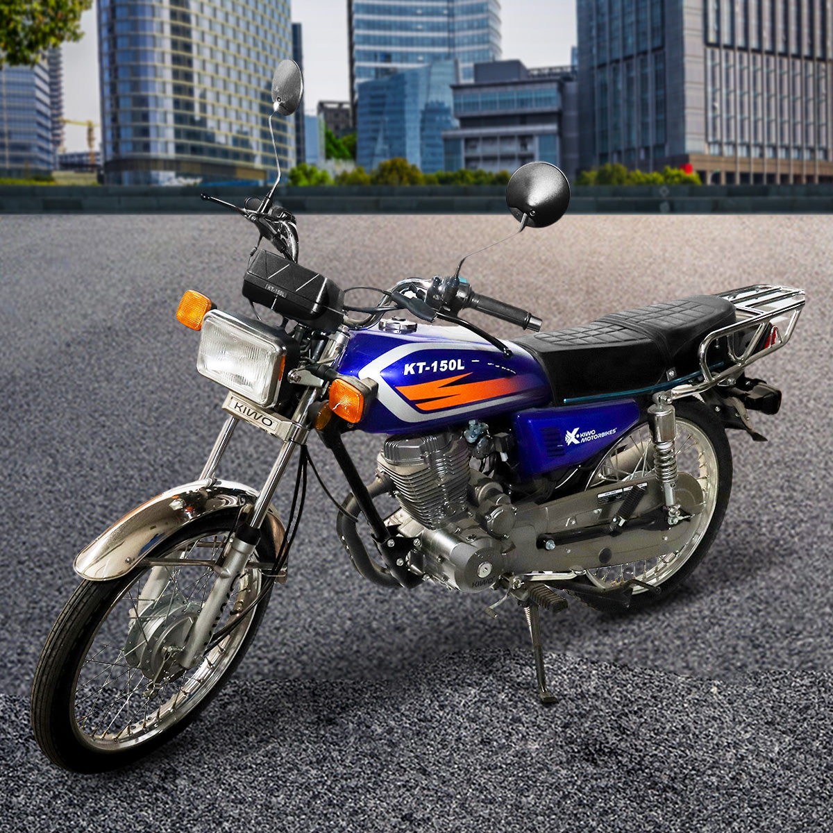 Motocicleta Kiwo, KT-150L 2025, Color Azul