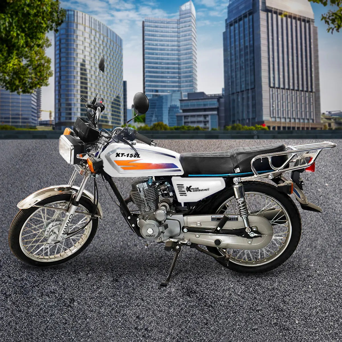 Motocicleta Kiwo, KT-150L 2025, Color Blanco