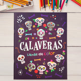Libro para Colorear "Calaveras Llenas de Color"