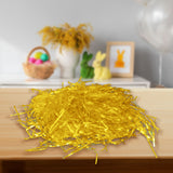 Pasto Iridiscente Decorativo para Pascua, Color Amarillo, 43gr