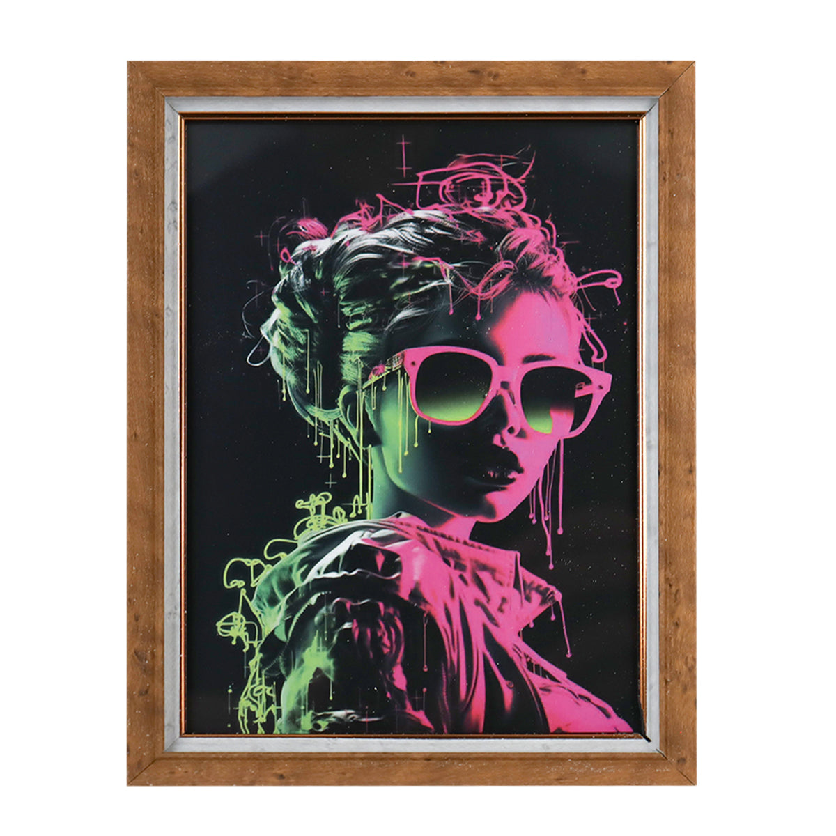 Portarretrato, Doble Filo, Color Café, 12x17cm