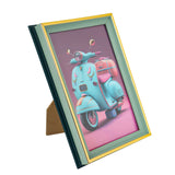 Portarretrato Brillante, Color Verde, 10x15cm