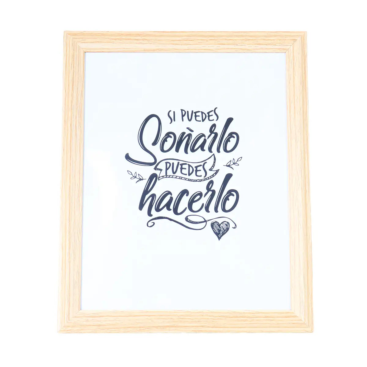 Portarretrato, Si Puedes Soñarlo Puedes Hacerlo, Madera