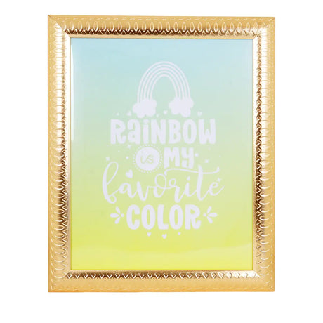 Portarretrato, Rainbow is My Favorite Color, Color Dorado