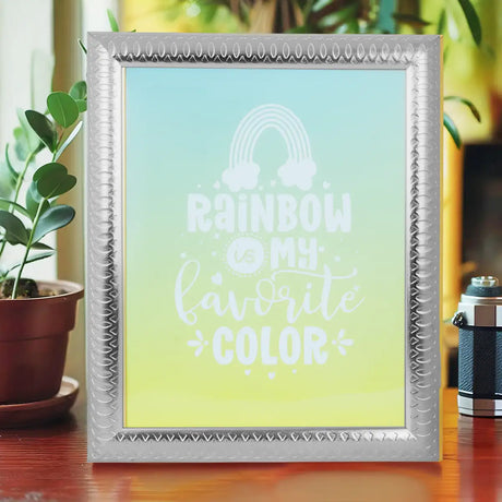 Portarretrato, Rainbow is My Favorite Color, Color Plata