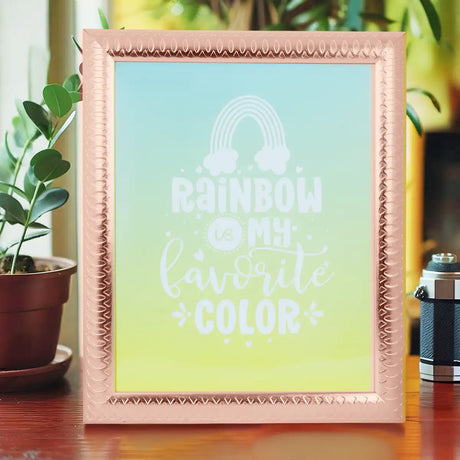 Portarretrato, Rainbow is My Favorite Color, Color Bronce