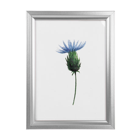 Portarretrato, Flor, Color Plata