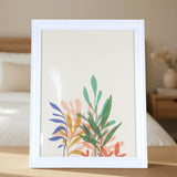Portarretrato, Acuarela, Plantas