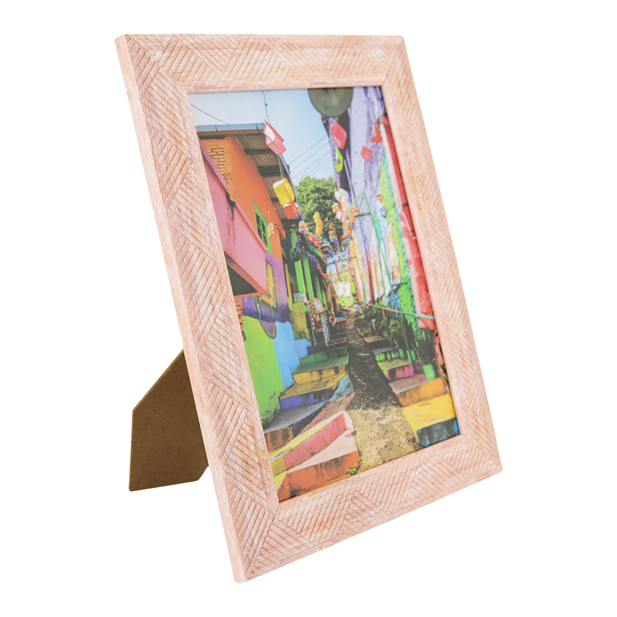 Portarretrato, Textura, Color Rosa, 12x17cm