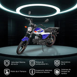 Motocicleta Kiwo KT-125L, color Azul