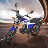 Motocicleta Kiwo KT-125L, color Azul