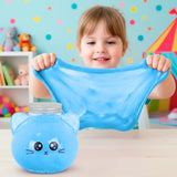 Slime, Gato, Color Azul