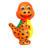 Squishy Antiestrés, Dinosauro Lunares, Color Naranja