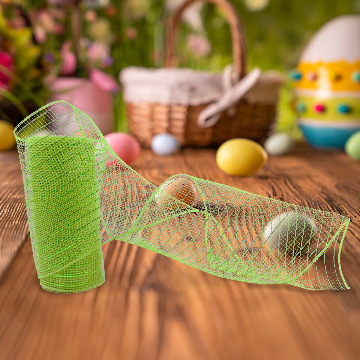 Tela Decorativa Mesh, Color Verde
