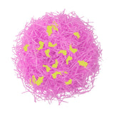 Pasto Decorativo de Plástico con Confetti "Happy Easter", Color Rosa, 43gr