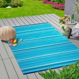 Tapete color Azul Turquesa para Exteriores