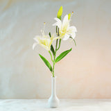 Flores Artificiales, Lirio, Color Blanco