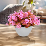 Maceta con Planta Artificial Color Rosa