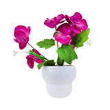 Maceta con OrquÃ­dea Artificial, Color Morado