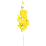 Rama de Orquídea Artificial, Color Amarillo