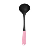 Cucharón, Inkanto, Color Negro con Mango Rosa