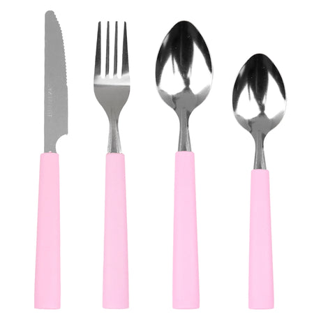 Set de Cubiertos, Color Rosa, Inkanto