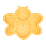 Plato Infantil con Diseño de Abeja, Color Amarillo