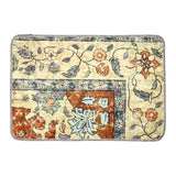 Tapete Diseño Flores, Fondo Beige, 40x60 cm