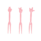 Palillos de Cóctel, Color Rosa, 40 pzas