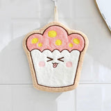 Toalla de Manos Absorbente en Forma de Cupcake