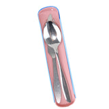 Estuche Color Azul con Cubiertos, 3 Pzas